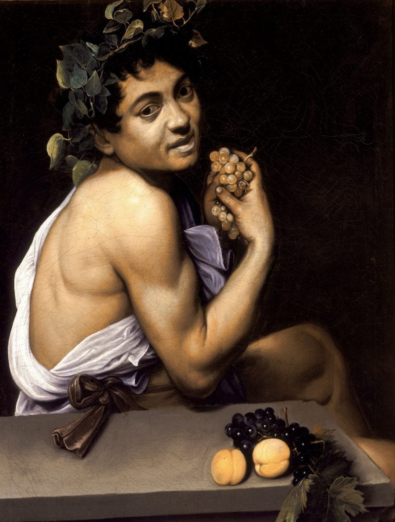 young sick bacchus caravaggio 1593