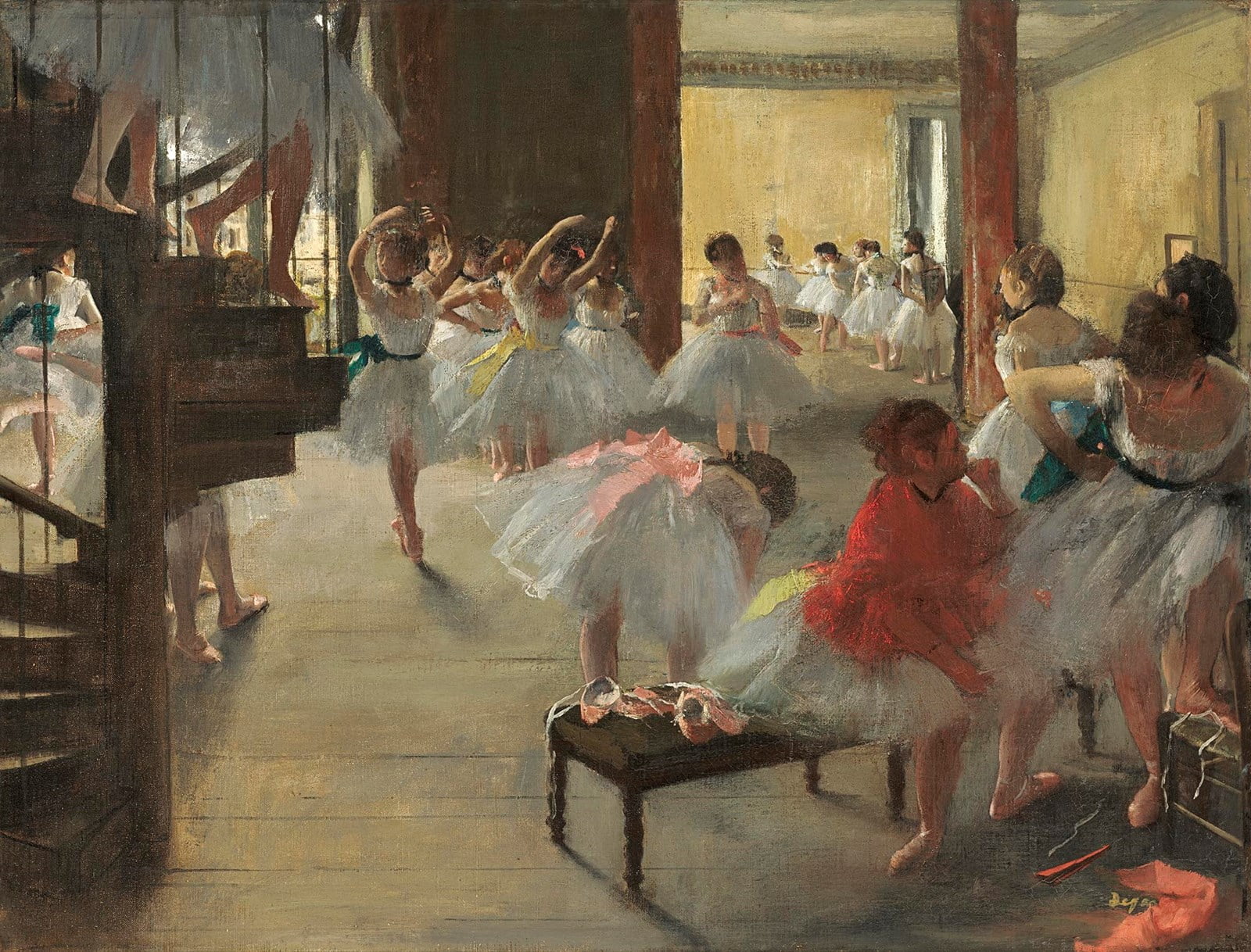 Edgar Degas The Dance Class C 1873 Oil On Canvas National Gallery Of Art Washington Corcoran 