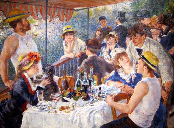 luncheon of the boating party 1880 1881 renoir