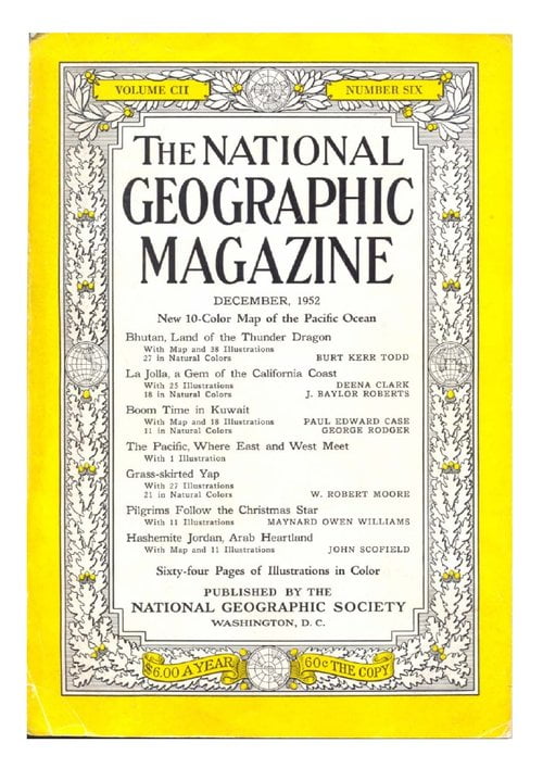 old kuwait national geographic magazine dec 1952 issue 1 728