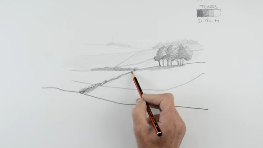 dibujos a lapiz de paisajes