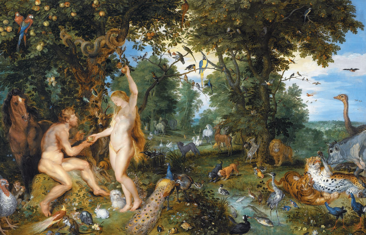 the garden of eden with the fall of man