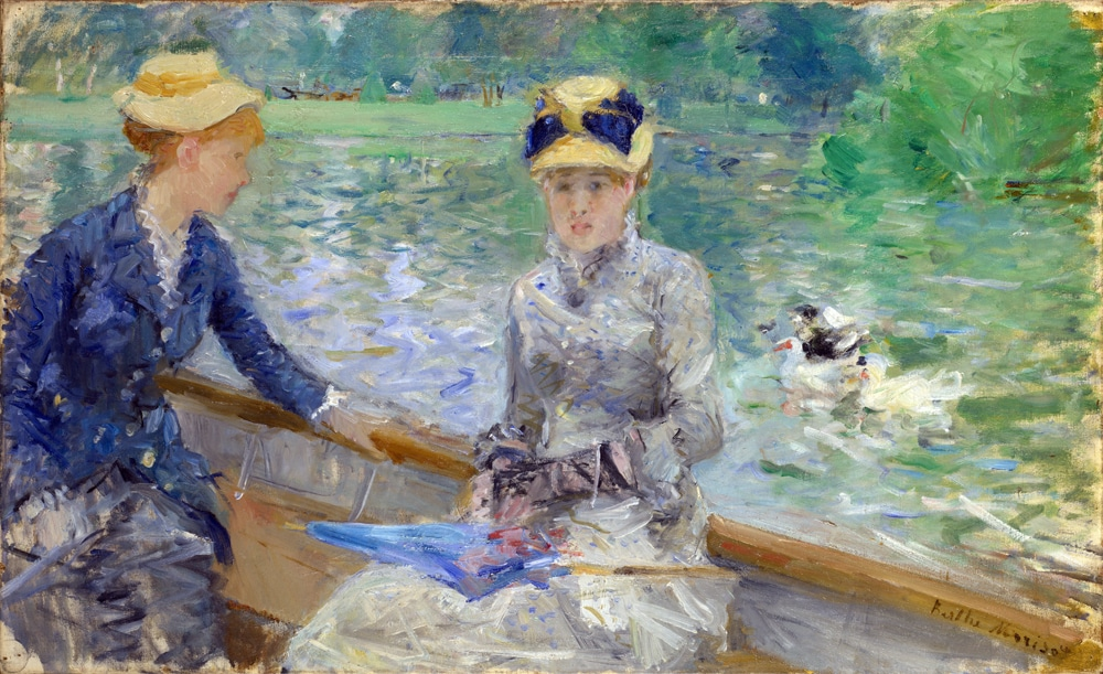 Pigmentos impresionistas, Berthe Morisot: Día de verano (1879) óleo sobre tela, National Gallery, Londres.