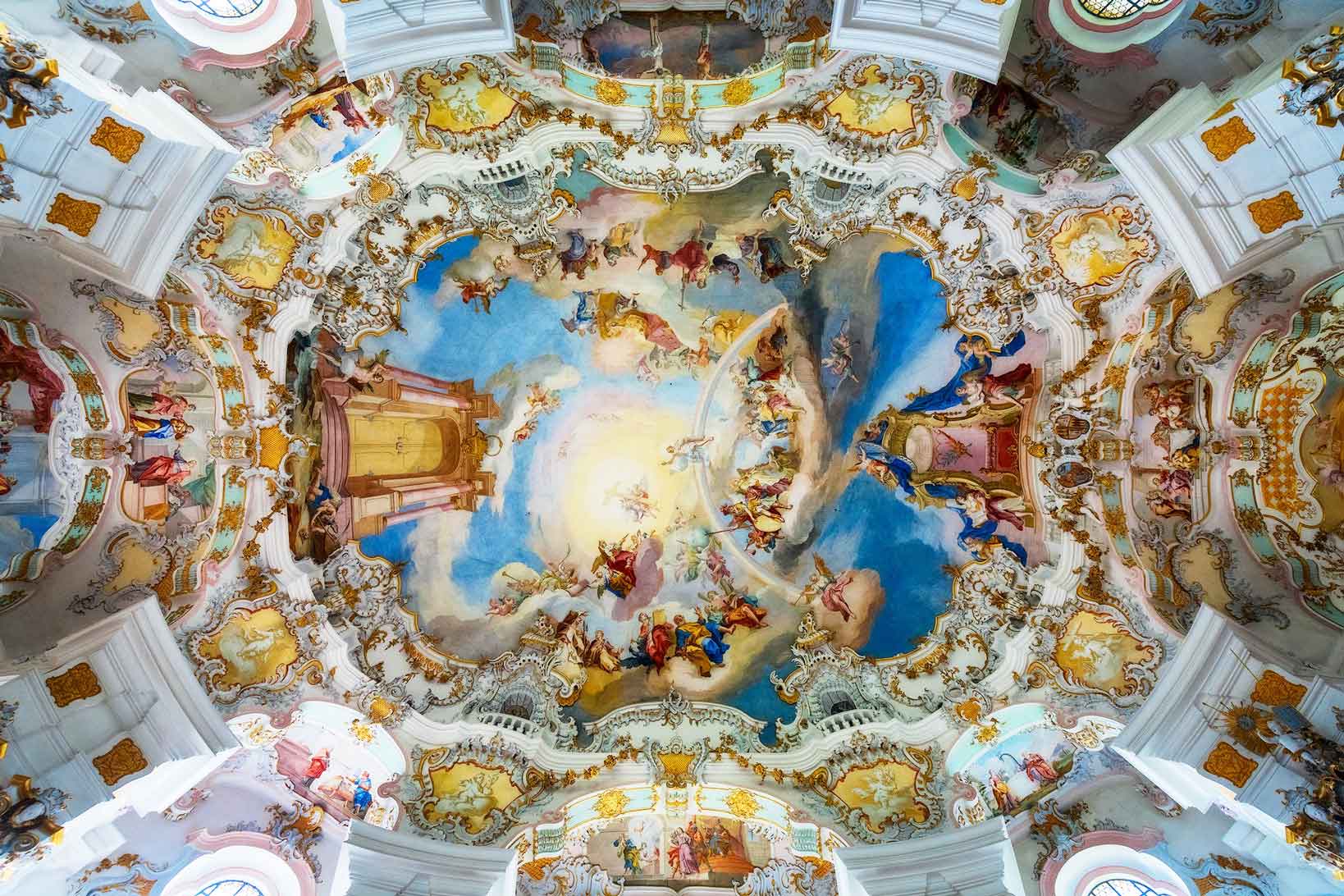 00 wieskirche bavaria germany church interior