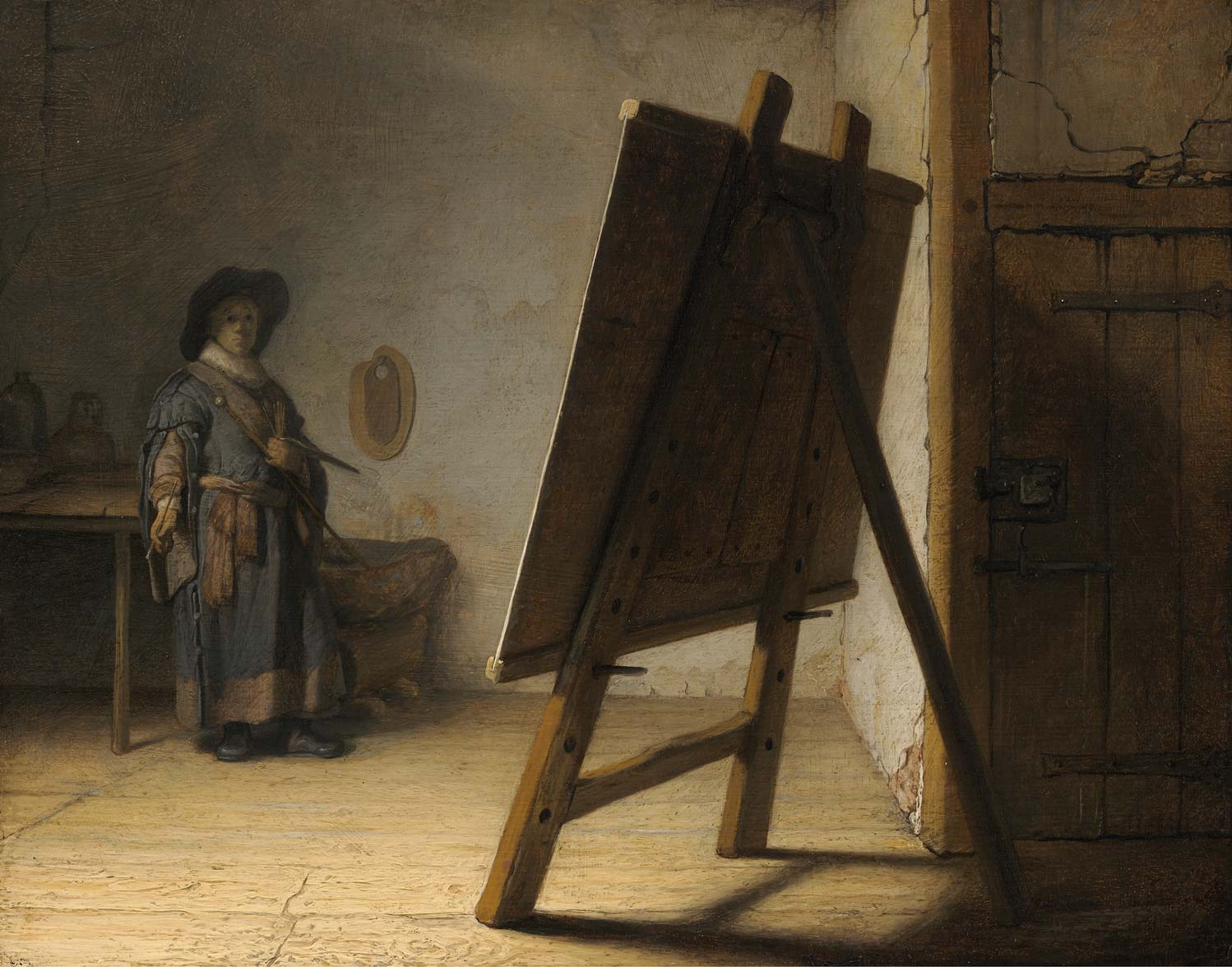 rembrandt the artist in his studio